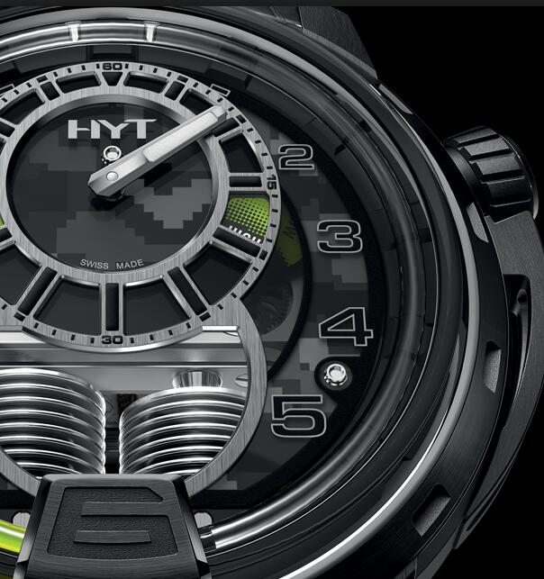 HYT 148-DL-53-GF-AB H1 AIR BLACK PIXEL Replica watch
